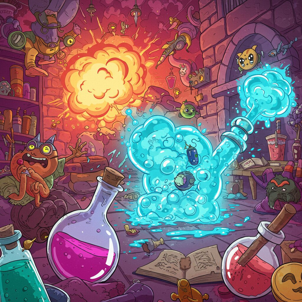 Potion Brewing Gone Wrong: A d20 Magical Mishap Table for your TTRPG