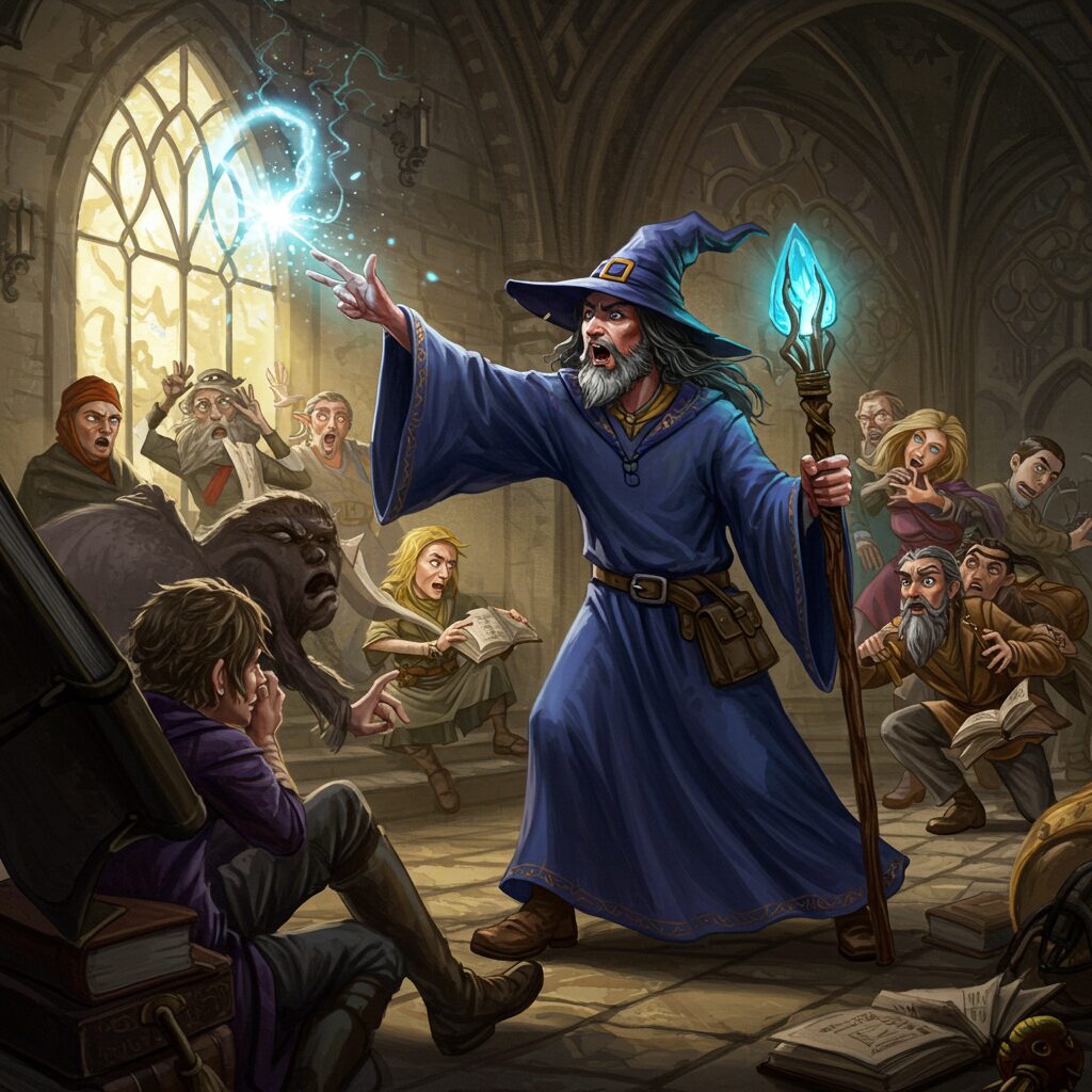 Beyond Wild Magic: A D10 Table for Social Miscast Mayhem